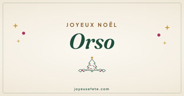Image « Joyeux Noël Orso » au format large