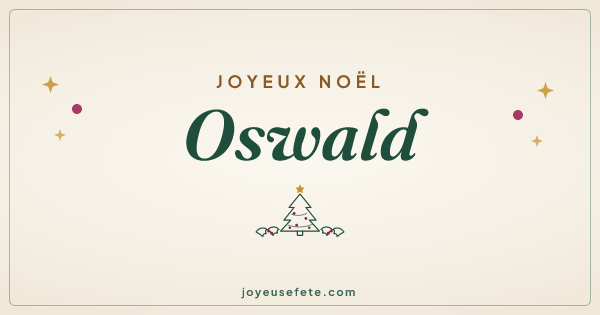 Image « Joyeux Noël Oswald » au format large