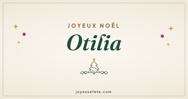 Image « Joyeux Noël Otilia » au format large