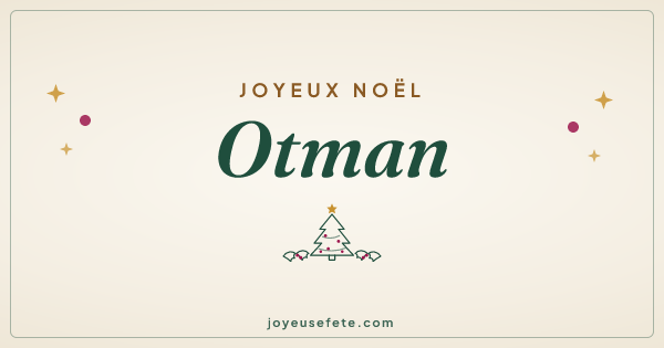 Image « Joyeux Noël Otman » au format large