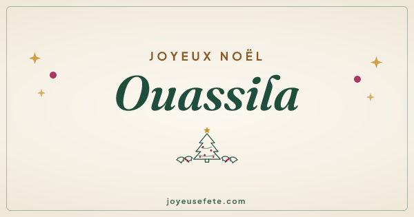 Image « Joyeux Noël Ouassila » au format large