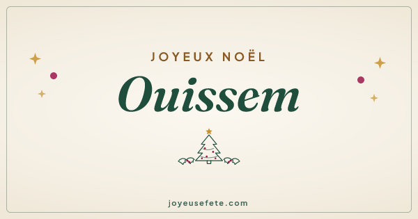 Image « Joyeux Noël Ouissem » au format large