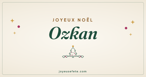 Image « Joyeux Noël Ozkan » au format large