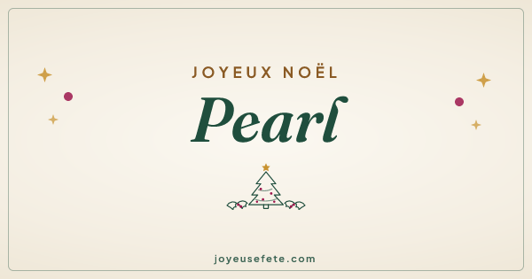 Image « Joyeux Noël Pearl » au format large