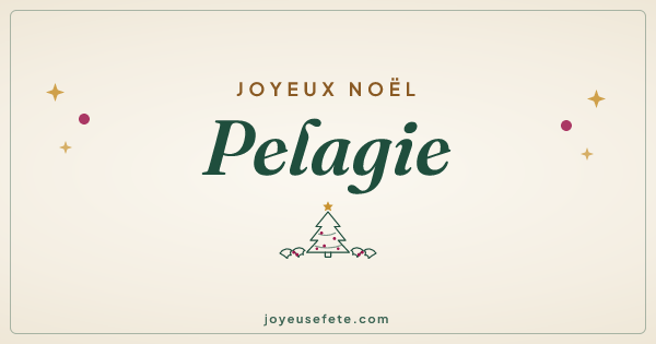 Image « Joyeux Noël Pelagie » au format large
