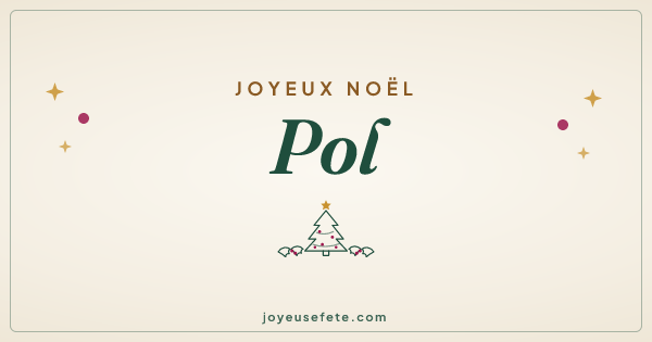 Image « Joyeux Noël Pol » au format large
