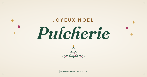 Image « Joyeux Noël Pulcherie » au format large