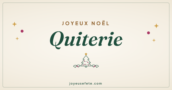 Image « Joyeux Noël Quiterie » au format large