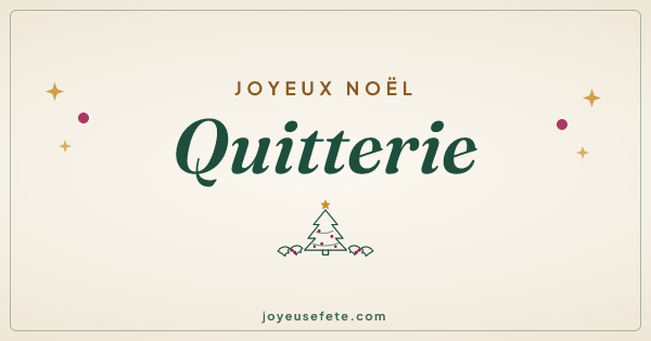 Image « Joyeux Noël Quitterie » au format large
