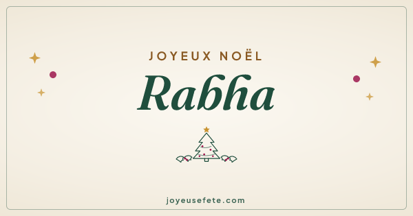 Image « Joyeux Noël Rabha » au format large