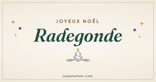 Image « Joyeux Noël Radegonde » au format large