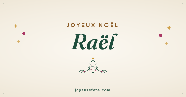 Image « Joyeux Noël Raël » au format large