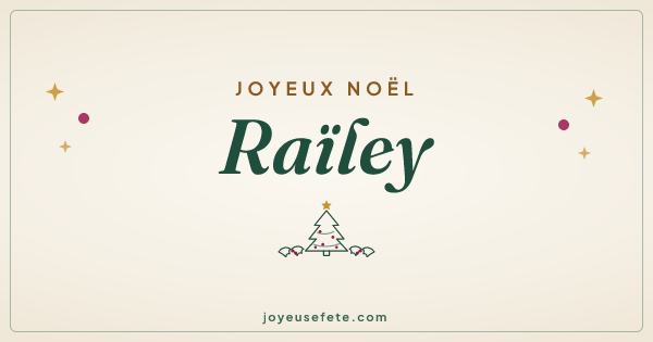 Image « Joyeux Noël Raïley » au format large