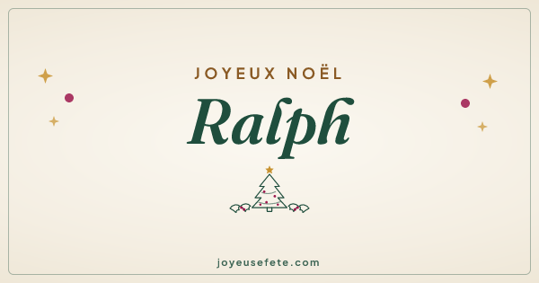 Image « Joyeux Noël Ralph » au format large