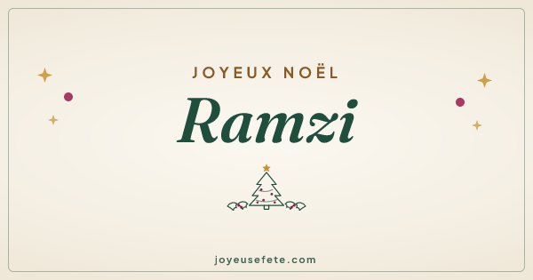 Image « Joyeux Noël Ramzi » au format large