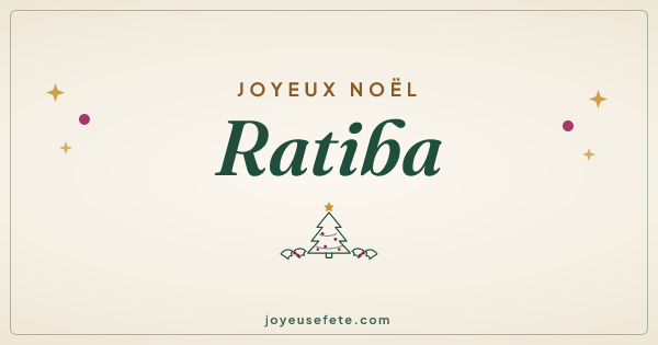 Image « Joyeux Noël Ratiba » au format large