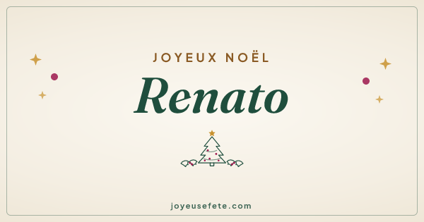 Image « Joyeux Noël Renato » au format large