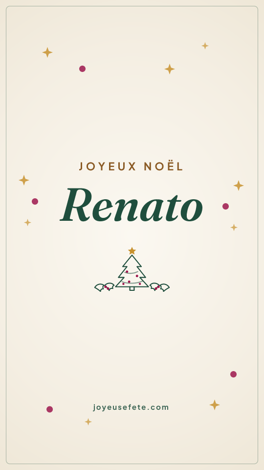 Image « Joyeux Noël Renato » au format story