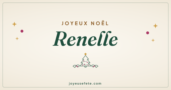Image « Joyeux Noël Renelle » au format large