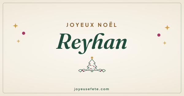 Image « Joyeux Noël Reyhan » au format large
