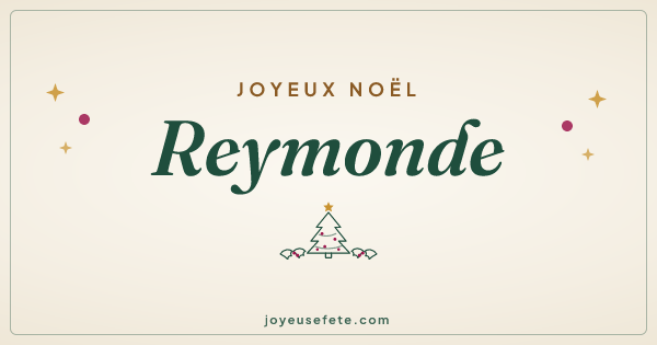 Image « Joyeux Noël Reymonde » au format large