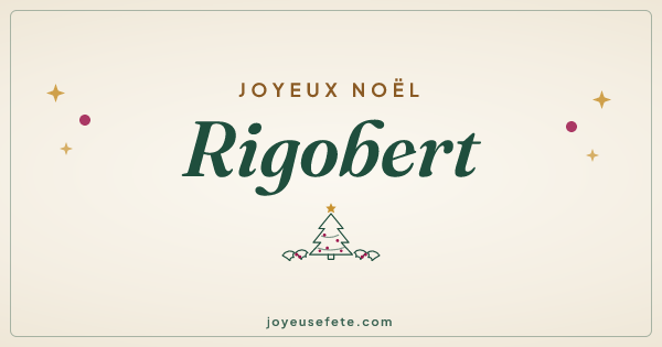 Image « Joyeux Noël Rigobert » au format large