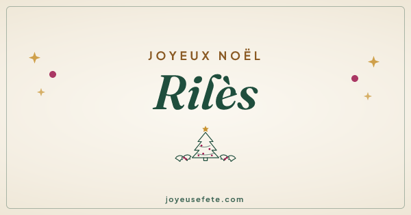 Image « Joyeux Noël Rilès » au format large