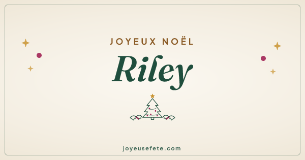 Image « Joyeux Noël Riley » au format large