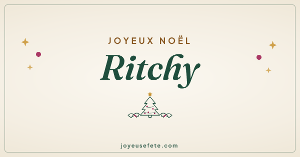 Image « Joyeux Noël Ritchy » au format large