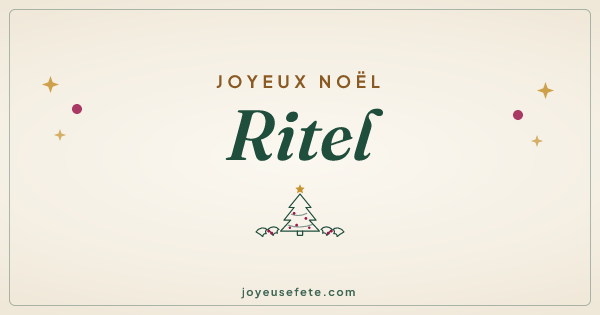 Image « Joyeux Noël Ritel » au format large