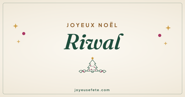 Image « Joyeux Noël Riwal » au format large