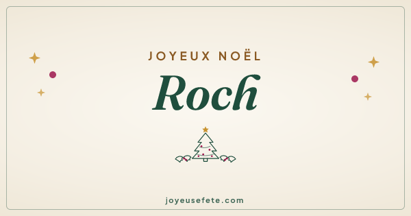 Image « Joyeux Noël Roch » au format large