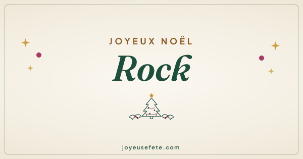 Image « Joyeux Noël Rock » au format large