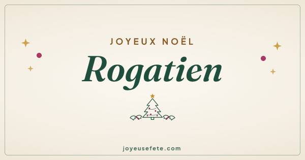 Image « Joyeux Noël Rogatien » au format large