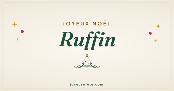Image « Joyeux Noël Ruffin » au format large