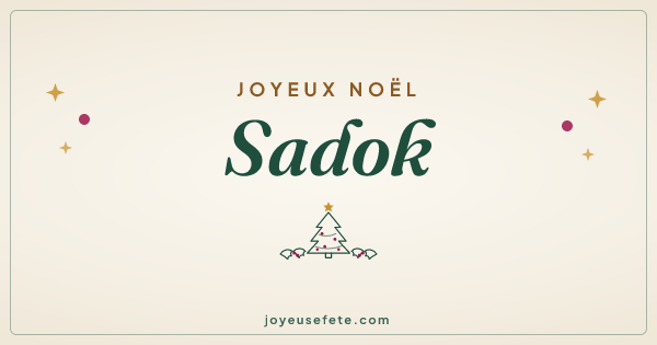 Image « Joyeux Noël Sadok » au format large