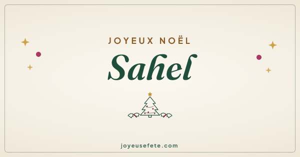 Image « Joyeux Noël Sahel » au format large