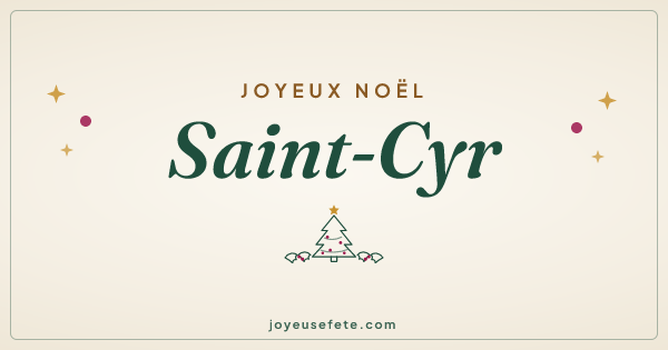 Image « Joyeux Noël Saint-Cyr » au format large