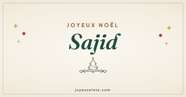 Image « Joyeux Noël Sajid » au format large