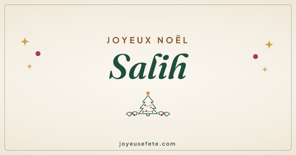 Image « Joyeux Noël Salih » au format large