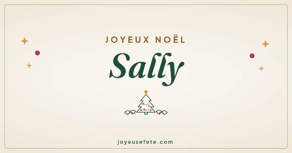 Image « Joyeux Noël Sally » au format large