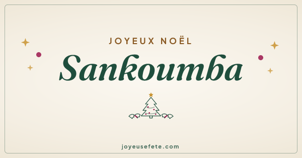 Image « Joyeux Noël Sankoumba » au format large