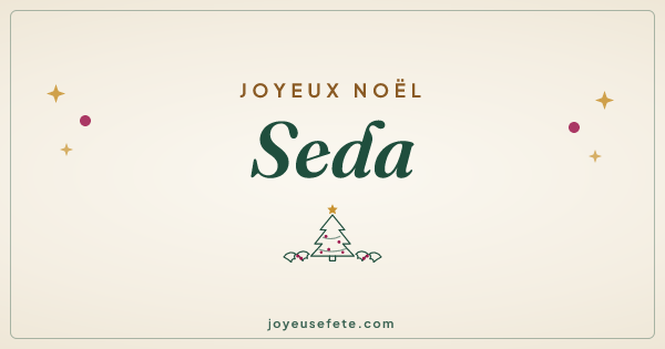 Image « Joyeux Noël Seda » au format large