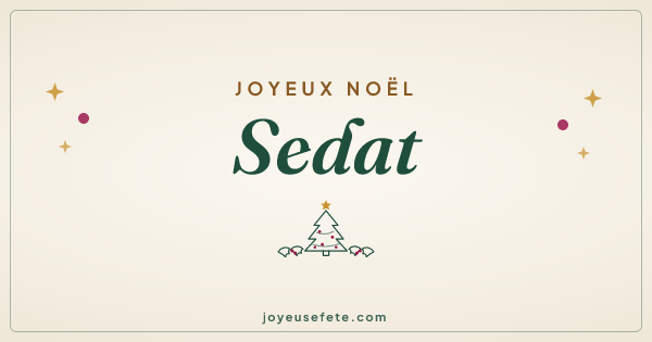 Image « Joyeux Noël Sedat » au format large