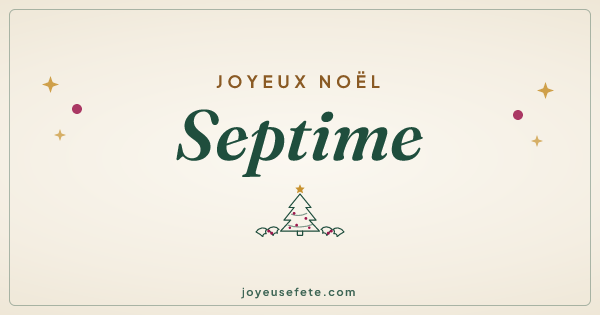 Image « Joyeux Noël Septime » au format large
