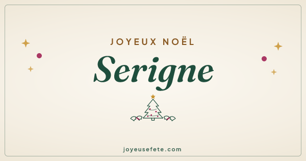 Image « Joyeux Noël Serigne » au format large