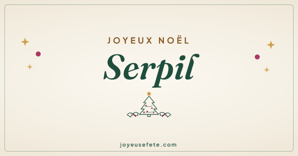 Image « Joyeux Noël Serpil » au format large