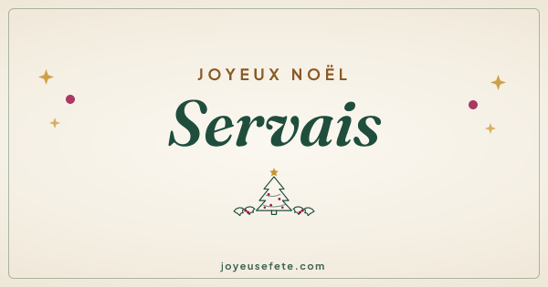 Image « Joyeux Noël Servais » au format large