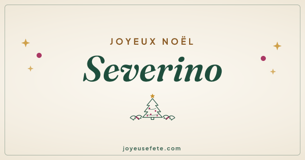 Image « Joyeux Noël Severino » au format large