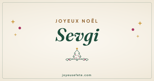 Image « Joyeux Noël Sevgi » au format large